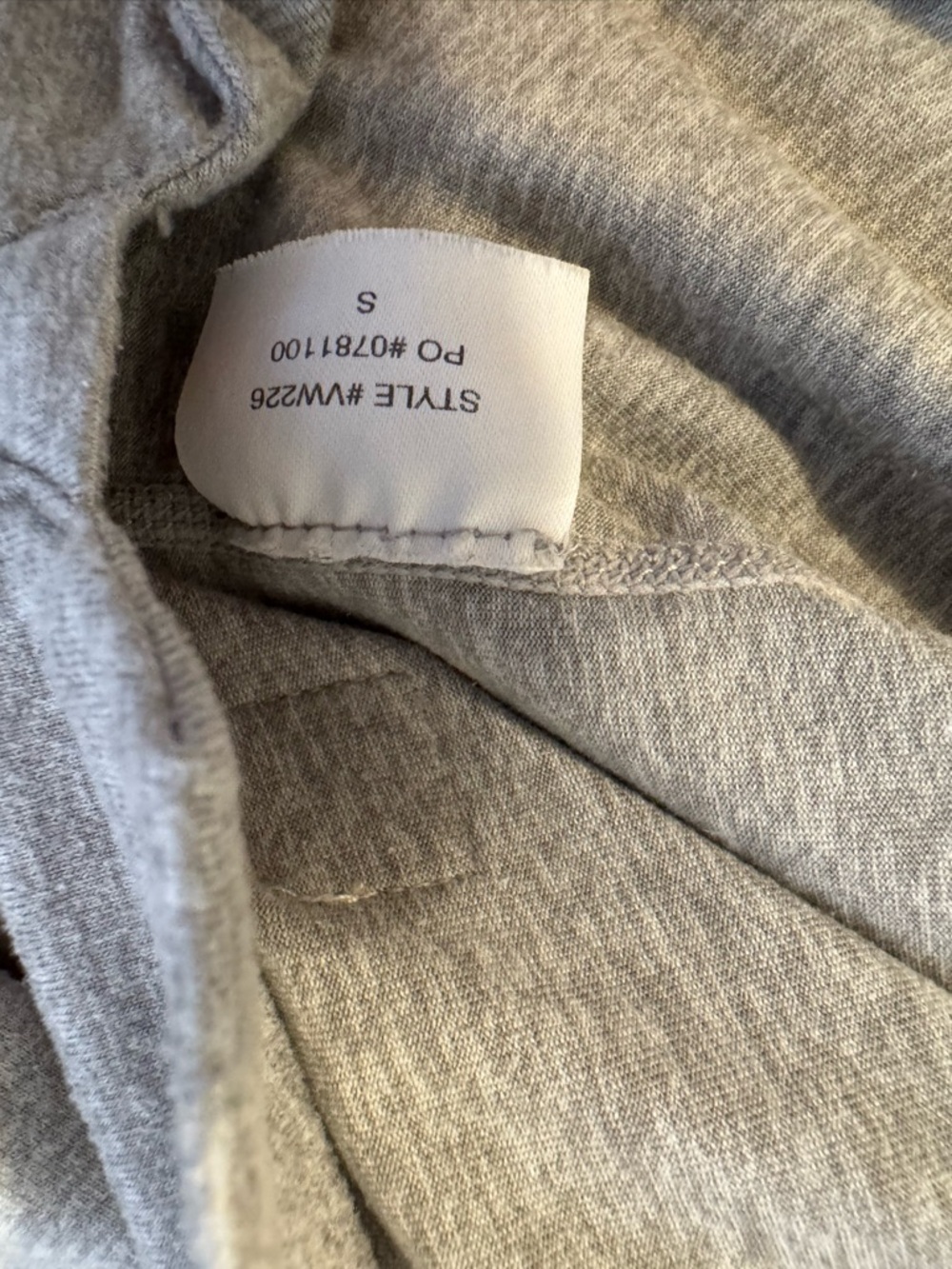 Vuori Heather Gray Lightweight Hoodie - Picture 2 of 2